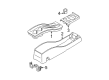 2002 Ford Escape Center Console Base Diagram - YL8Z-78045A76-CAB