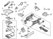 Lincoln Seat Cushion Diagram - LC5Z-78632A22-A