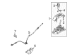 Ford Taurus X Shift Knob Diagram - 8G1Z-7213-A