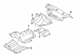 Ford Exhaust Heat Shield Diagram - LX6Z-5811434-P