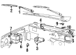 Mercury Windshield Wiper Diagram - F67Z-17526-AB