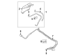 Mercury Mountaineer Automatic Transmission Oil Cooler Line Diagram - 6L2Z-7890-C