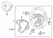 Ford Steering Wheel Diagram - LB5Z-3600-MA