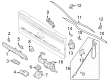Ford Tailgate Handle Diagram - ML3Z-9943400-NBPTM