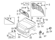 1994 Ford Ranger Instrument Panel Light Bulb Diagram - E35Y-13466-A