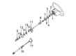 Ford Upper Steering Column Bearing Diagram - F1UZ-3517-A