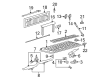 Ford Rear Door Striker Diagram - 7C3Z-99404A42-A