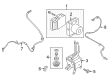 Lincoln ABS Control Module Diagram - KL1Z-2C215-A