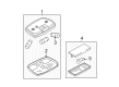 Mercury Dome Light Diagram - 9L8Z-13776-D