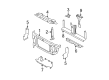 2000 Lincoln Navigator Radiator Support Diagram - 4L1Z-16138-BA