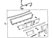 Mercury Grand Marquis Bumper Reflector Diagram - F8MZ-13A565-BA