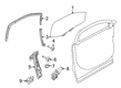 2017 Ford Police Interceptor Utility Window Run Diagram - JB5Z-7821597-A