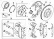 Lincoln Corsair Brake Caliper Diagram - LX6Z-2B121-A