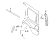 Lincoln Mud Flaps Diagram - 7L7Z-16A550-A