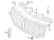 Lincoln Navigator Grille Diagram - 7L7Z-8200-A