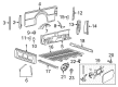 2016 Ford F-250 Super Duty Wheelhouse Diagram - BC3Z-9928371-A