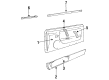 Mercury Capri Weather Strip Diagram - E9JY7621457B