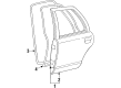 Mercury Grand Marquis Weather Strip Diagram - F7MZ54253A10AAA
