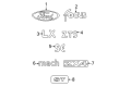 Ford Focus Emblem Diagram - YS4Z-5442528-KB