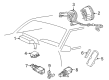 2008 Ford Mustang Clock Spring Diagram - 6R3Z-14A664-AA