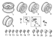 Ford F-350 Super Duty Lug Nuts Diagram - 5C3Z-1012-AA