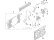 Lincoln MKC Cooling Fan Assembly Diagram - EJ7Z-8C607-G