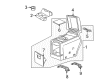 Lincoln Center Console Base Diagram - FL7Z-78045A36-AB