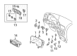 Ford Instrument Cluster Diagram - 6L1Z-10849-DA