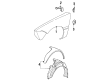 Mercury Fender Diagram - 1S8Z-16006-AA