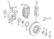 Lincoln Wheel Bearing Diagram - 6L1Z-1104-D
