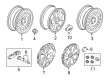 Ford Transit Connect Spare Wheel Diagram - DT1Z-1007-A