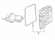 Lincoln Transfer Case Cover Diagram - K2GZ-7G004-B