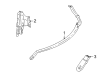 Ford Thunderbird Seat Belt Diagram - 6W6Z-76611B09-AA