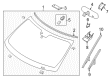 2014 Ford Police Interceptor Utility Car Mirror Diagram - EU5Z-17700-E