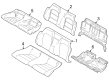 2017 Ford Mustang Seat Cushion Diagram - FR3Z-7666800-B