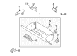 2014 Ford Flex Glove Box Diagram - BA8Z-7406024-AB