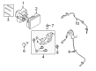 Ford Police Responder Hybrid ABS Control Module Diagram - KG9Z-2C219-M