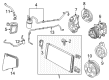 Mercury Sable A/C Hose Diagram - BU2Z-19D734-H