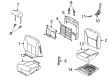 Ford Taurus Seat Cover Diagram - 6F1Z-5462900-AC