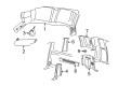 Ford F-250 Sun Visor Diagram - F75Z1504105GAB
