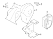 Ford Horn Diagram - PR3Z-13832-A