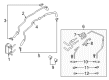 2016 Ford Fusion Automatic Transmission Oil Cooler Line Diagram - EG9Z-7R081-B