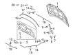 Mercury Milan Hood Diagram - 9N7Z-16612-A