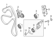 Mercury Sable Serpentine Belt Diagram - BT4Z-8620-A