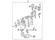 Mercury Blend Door Actuator Diagram - XF5Z-19E616-BA