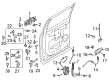 2017 Ford F-150 Door Handle Diagram - FL3Z-1626605-CFPTM