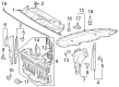 2024 Ford Mustang Air Deflector Diagram - PR3Z-8311-D