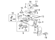 Ford Ashtray Diagram - 1L2Z-7804810-AAA