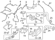 Lincoln PCV Valve Hose Diagram - LX6Z-9D665-B