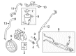 Lincoln Navigator Power Steering Pump Diagram - 9L3Z-3A674-CRM